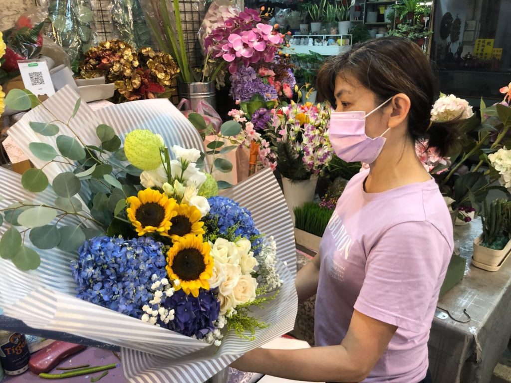 ▲七夕的花卉展現鮮豔無比的歡樂氣息。(圖/新北農業局 提供)