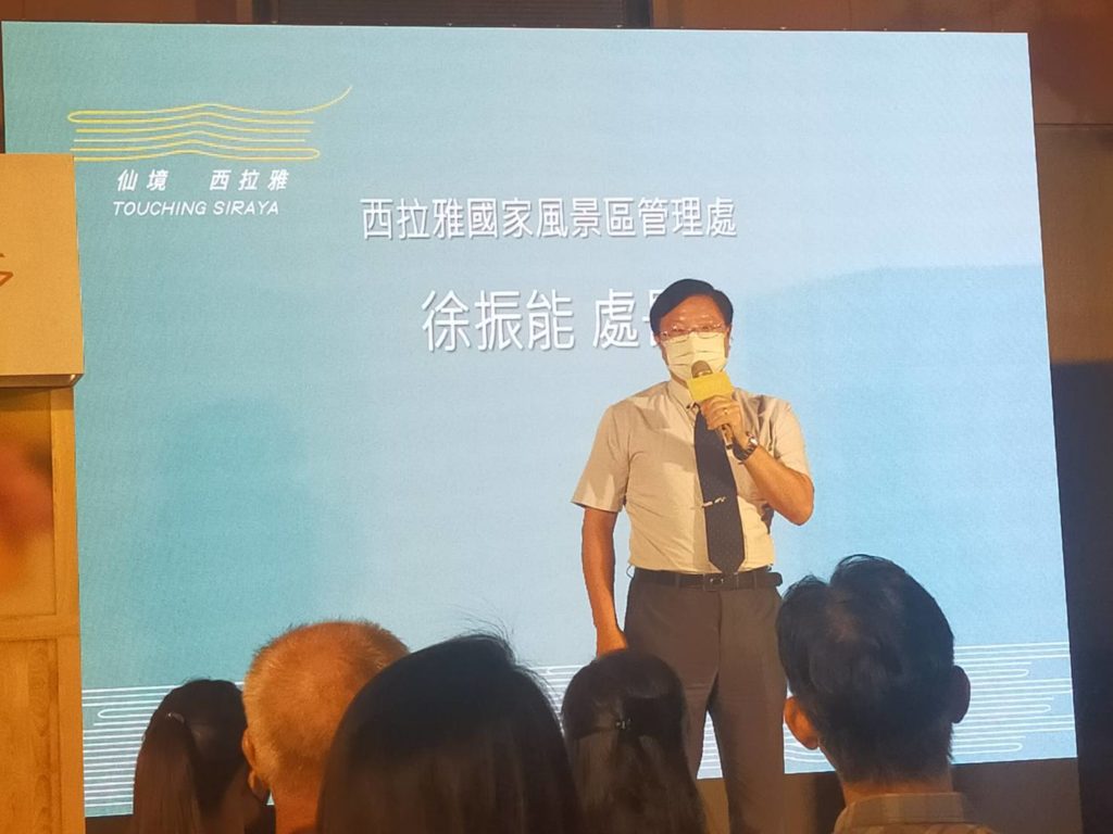西拉雅風管處長徐振能強調活動的特色與豐富內容。(記者 辛澎祥/攝)