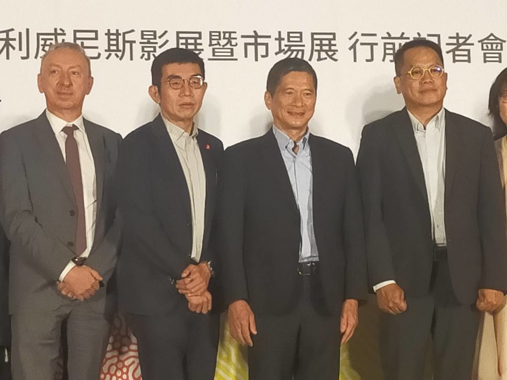 扮演威尼斯影展市場展的台法官方推手，受到業者的高度讚譽。（記者 辛澎祥/攝）