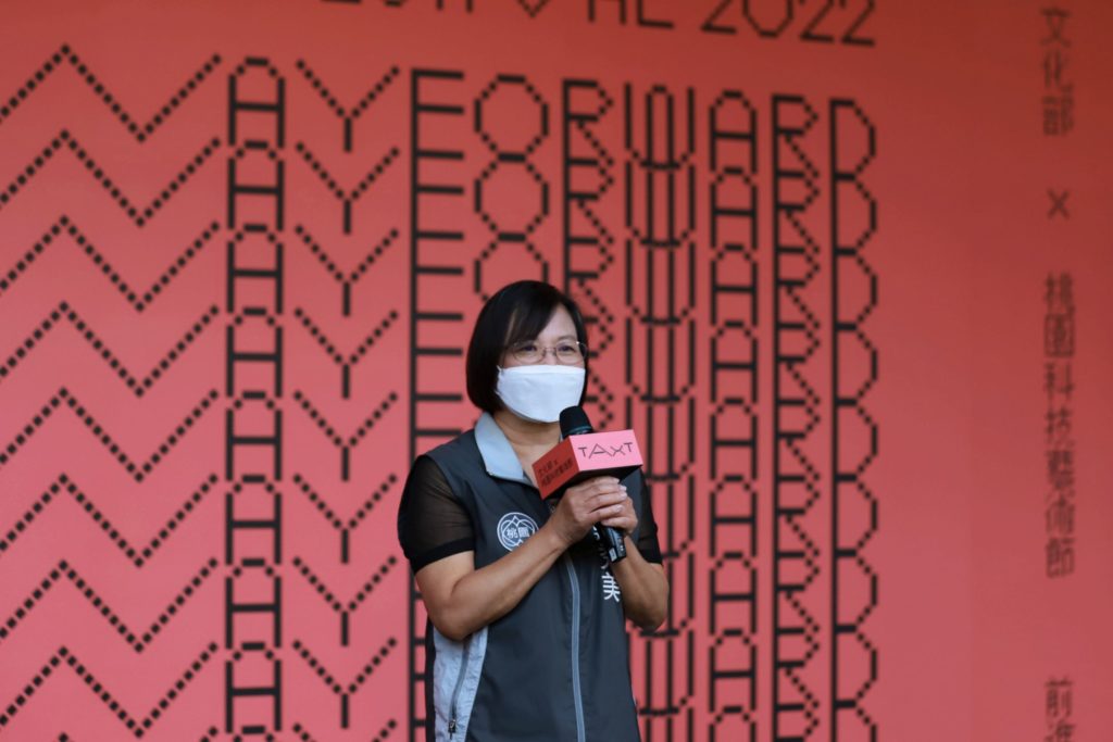 桃園市文化局長莊秀美對活動的舉辦賦予樂觀期待。(圖/文化部 提供)