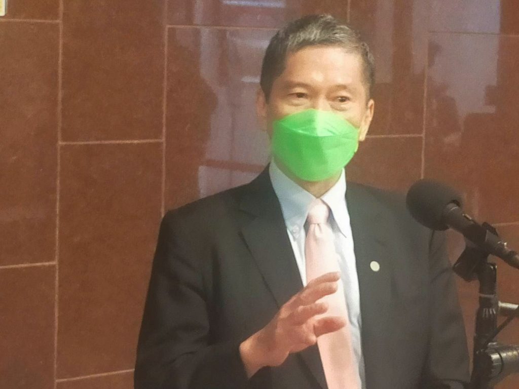 文化部長李永得強調媒體的獨立運作空間政策立場沒有改變。(記者 辛澎祥/攝)