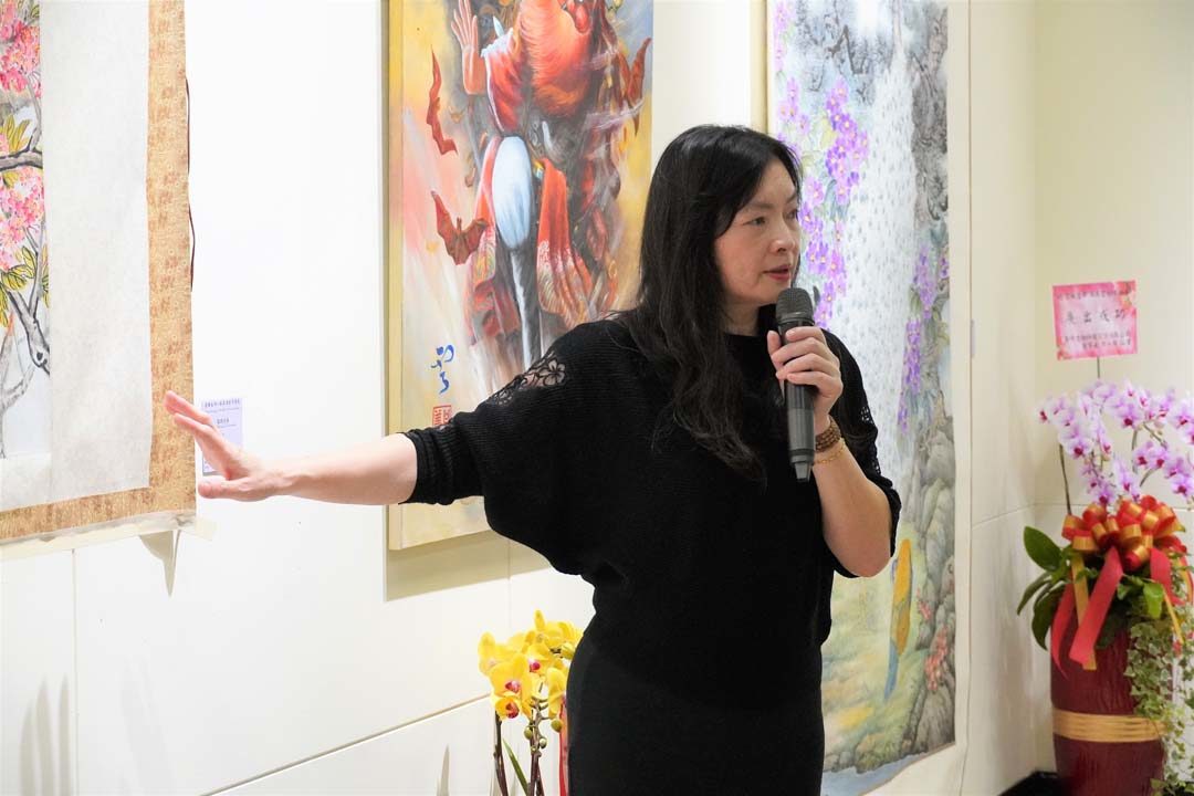 雲舞生命  多元創新  吳美雲在彩墨世界盡情忘我