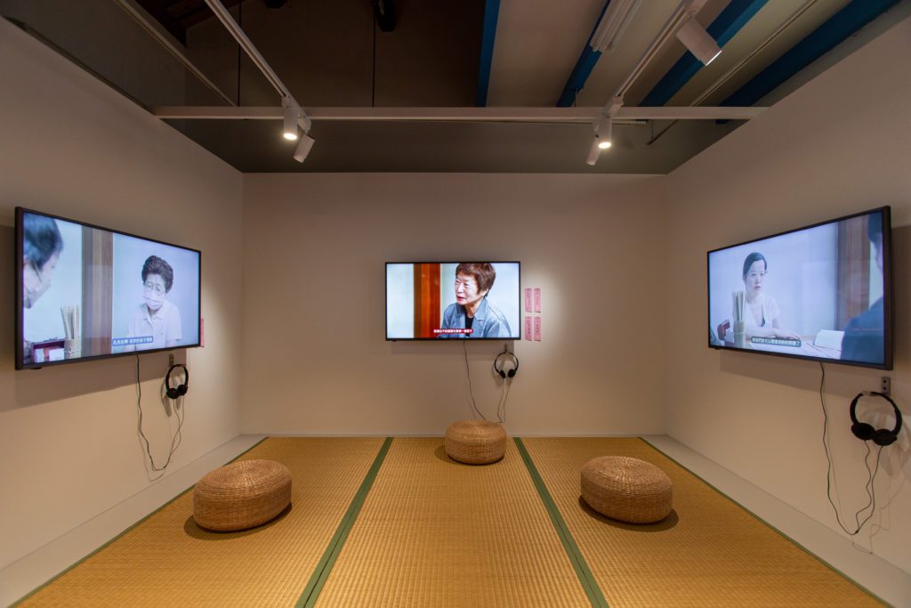 2022「街事美術館」現場展示「論語卦,在孔廟」,臺北市立美術館提供。