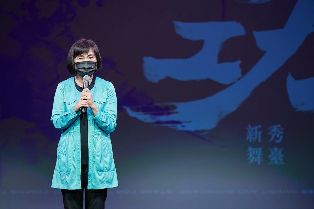傳藝中心主任陳悅宜致詞時表達對傳統戲曲演出者的重視。(圖/傳藝中心 提供)