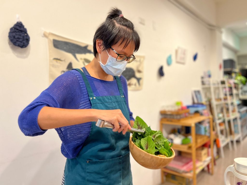 ▲餐廳業者也配合政府宣導惜食政策,在服務上也謹守不浪費食材的作法。(圖/新北農業局 提供)