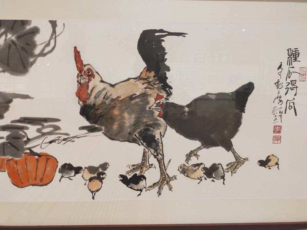 ▲李轂摩的作品總是貼近人們的生活環境。(記者 辛澎祥/攝)