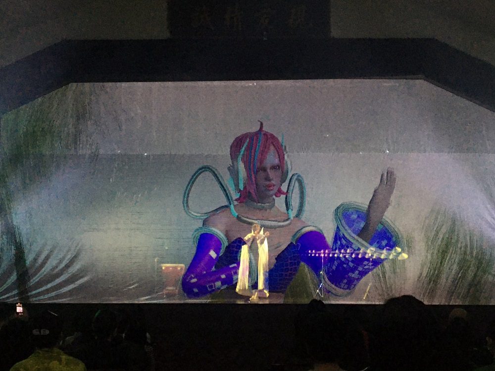 5G異地共演《Project F致未來的你》 首創結合全息投影與圓頂投影