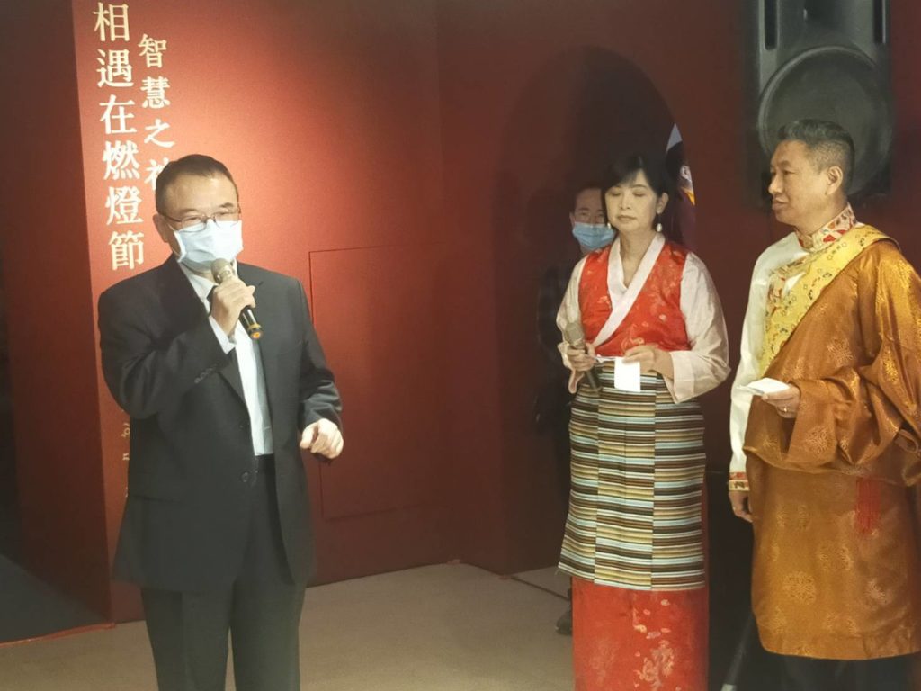 ▲文化部次長蕭宗煌致詞時表達對蒙藏文化多元發展的重視。(記者 辛澎祥/攝)