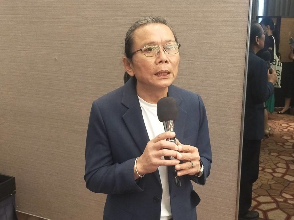 ▲臺灣工藝之家協會理事長王龍德致詞時表示,工藝家及工藝創作者肩負起工藝文化的傳承與推廣重任。(記者 辛澎祥/攝)