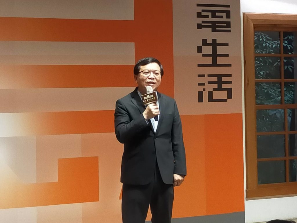 ▲文化部次長李連權致詞時表達對跨部合作的展覽，更具有文化發揚的厚度與深度。（記者 辛澎祥/攝）