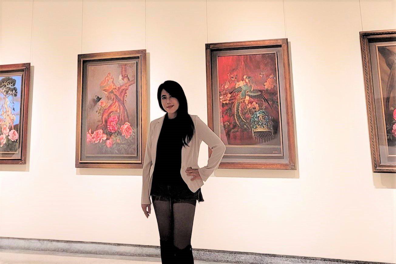 古典寫實油畫描繪傳統刺繡文物   陳香伶個展大墩文化中心登場