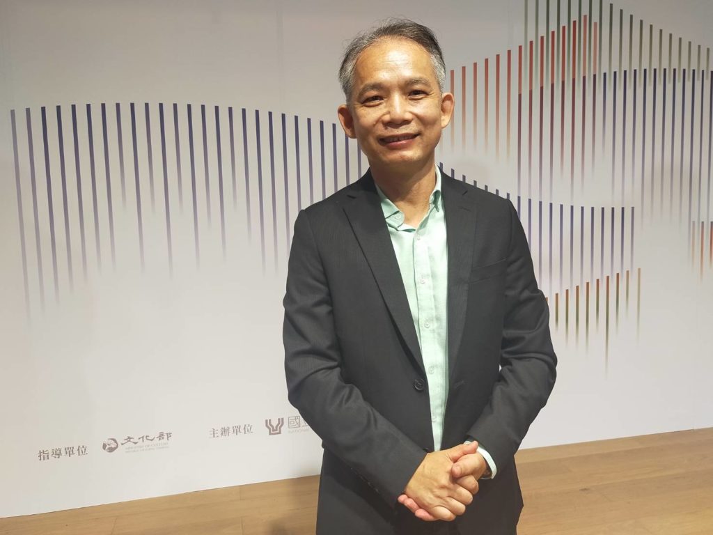 ▲工藝中心主任張仁吉出席臺灣工藝之家會員大會,表達對會員及工藝家們對臺灣工藝發展所付出的心力。(記者 辛澎祥/攝)