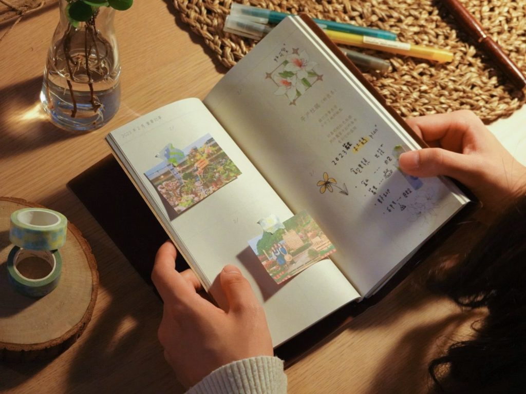 ▲美感筆記在視覺與書寫上都具心靈提昇上的美感。(圖/新北農業局 提供)