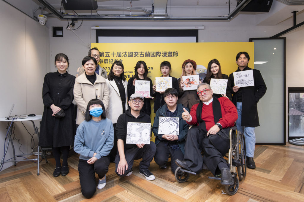 ▲全體創作者與活動主辦方合影留念。(圖/文策院 提供)