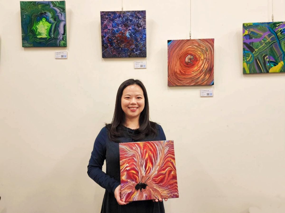 掌握與放手  未知的驚喜  林玉婷流體畫個展  歡樂分享  快意自在