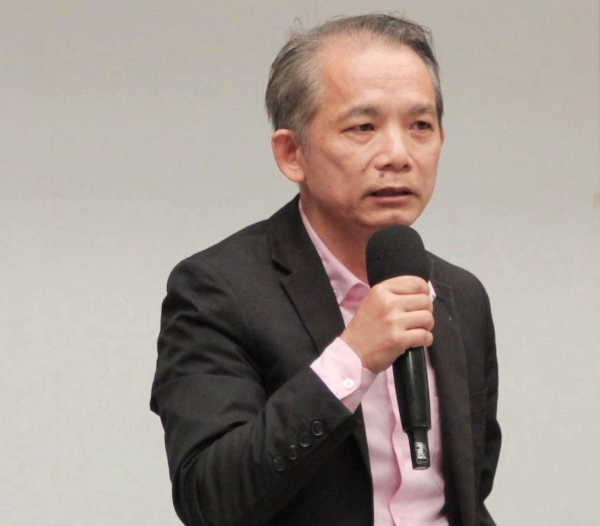 ▲工藝中心主任張仁吉致詞時強調一社群一工藝的重要性。(圖/工藝中心 提供)