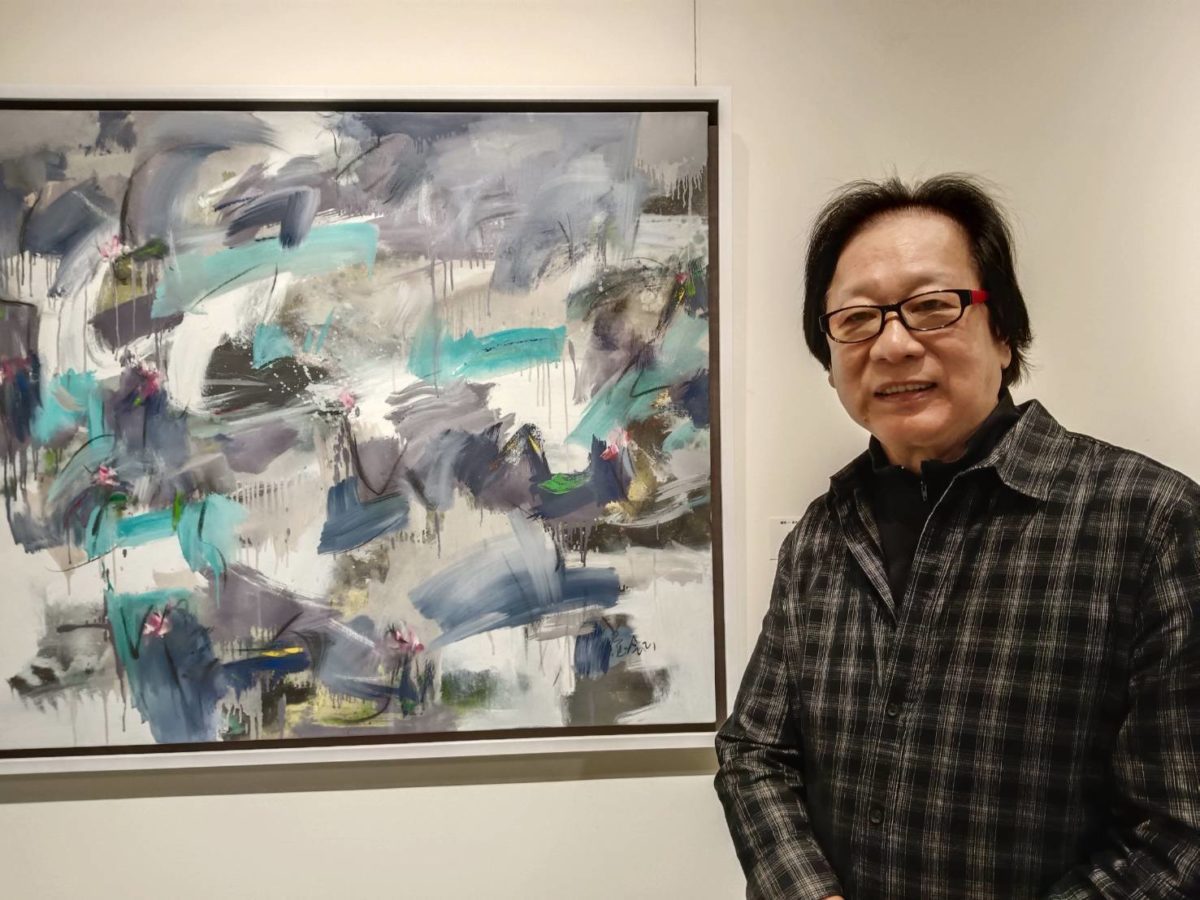感悟生命   熱情繪境   黃意會揮灑創作   藝術天地無限感動
