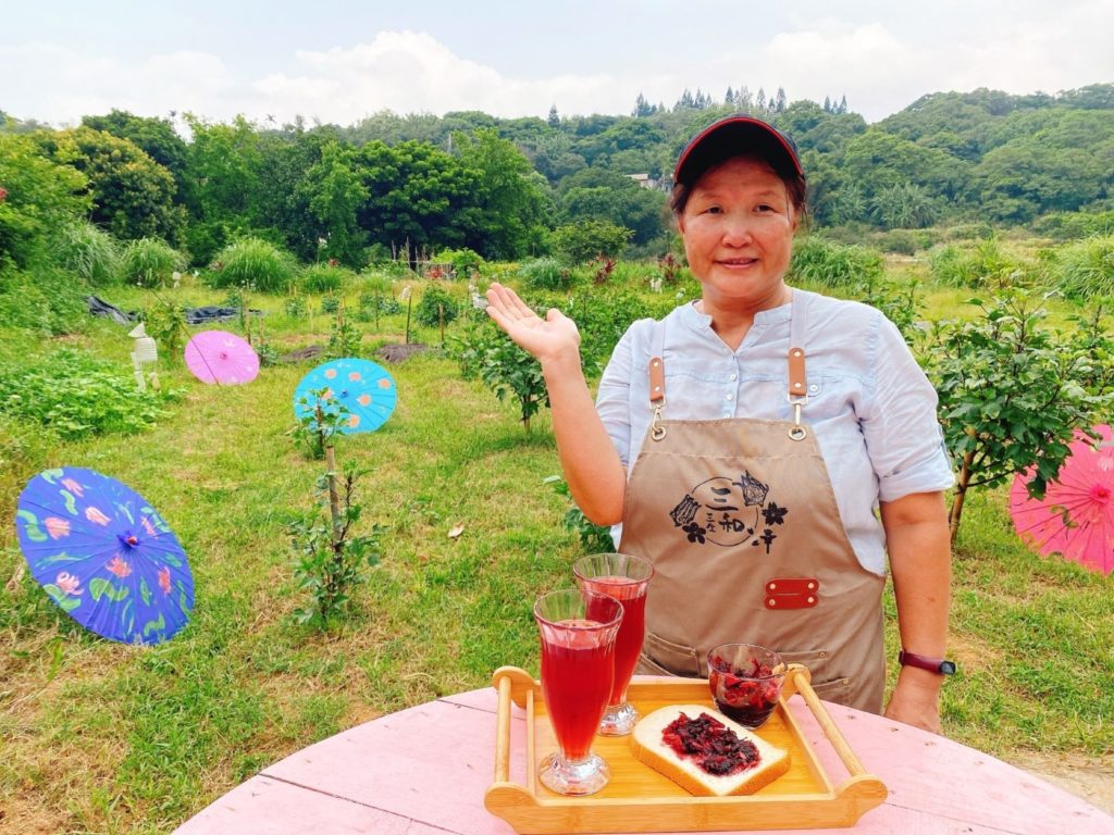 ▲三芝區三和社區的櫻花盛開,民眾可體驗農村風情。(圖/新北農業局 提供)