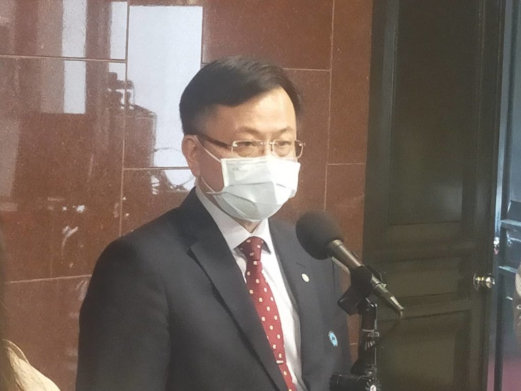 ▲NCC主委陳耀祥表達對防制侵權議題的重視。(記者 辛澎祥/攝)