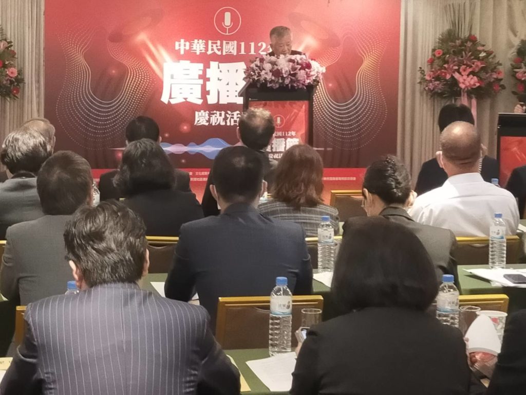 ▲廣播商業同業公會理事長張田黨認為在各種情況發展下,廣播絕不會有消失的可能。(記者 辛澎祥/攝)