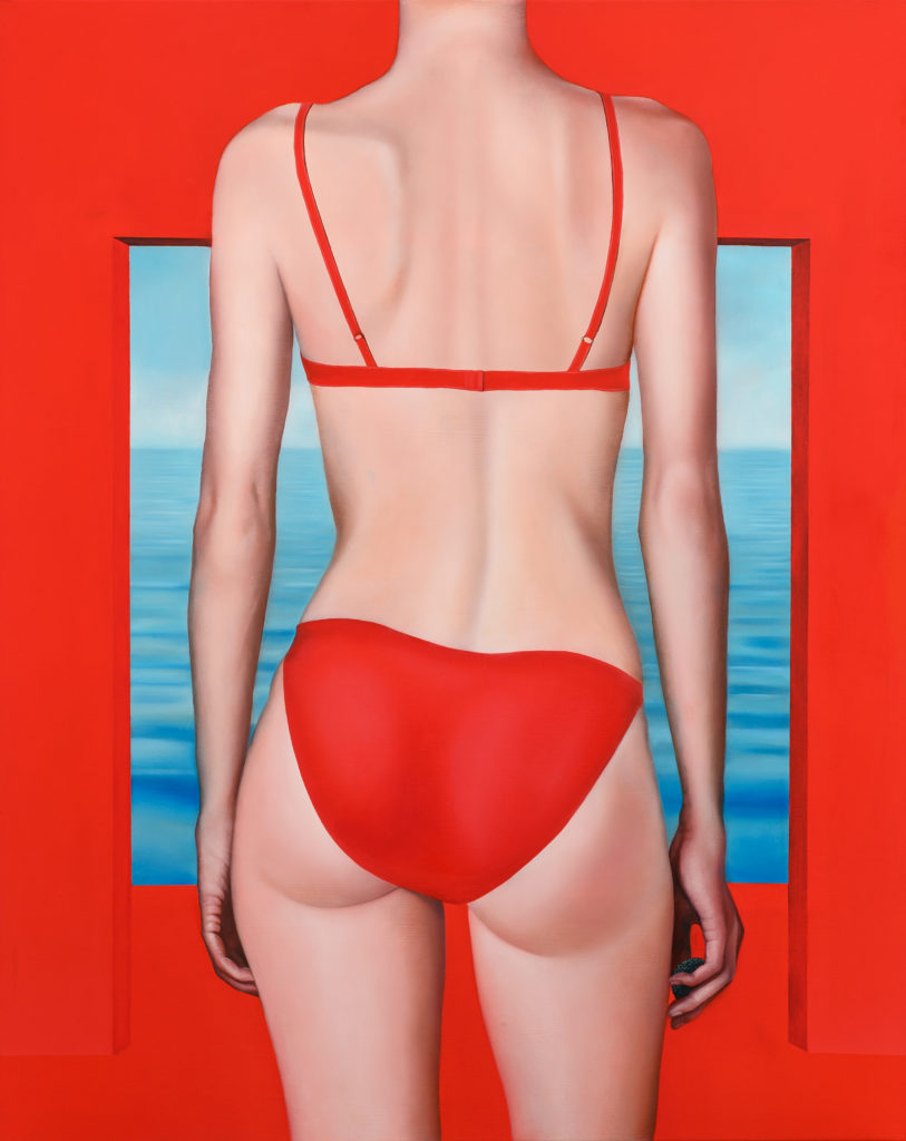 435藝術聚落進駐藝術家蕭逸玫《一坪的海岸線》個展，探討人們如何追求理想居住氛圍。（圖/文化局提供）