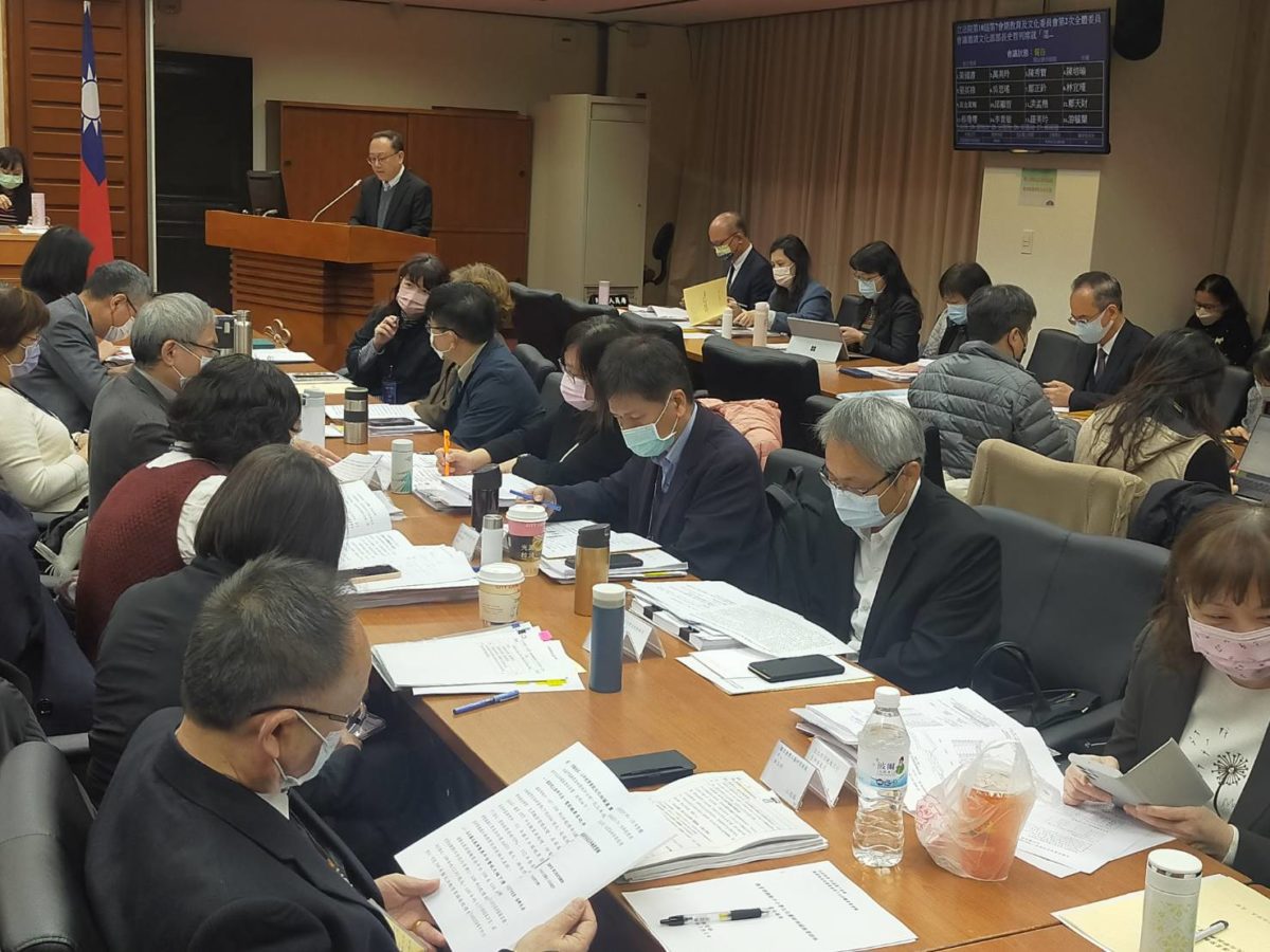 溫柔堅韌   振興振心   文化部長史哲立院報告   精準敘明文化願景