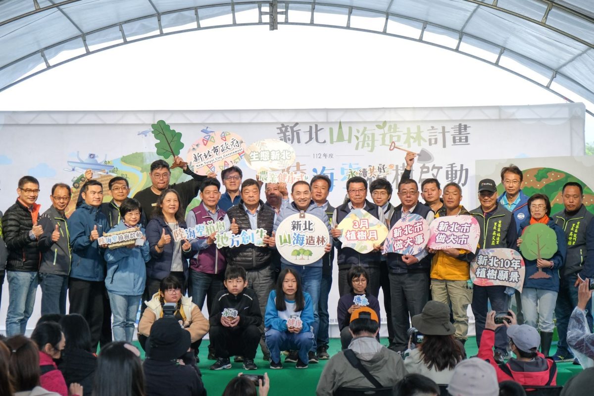 新北陸海空植樹啟動　造林復育無死角
