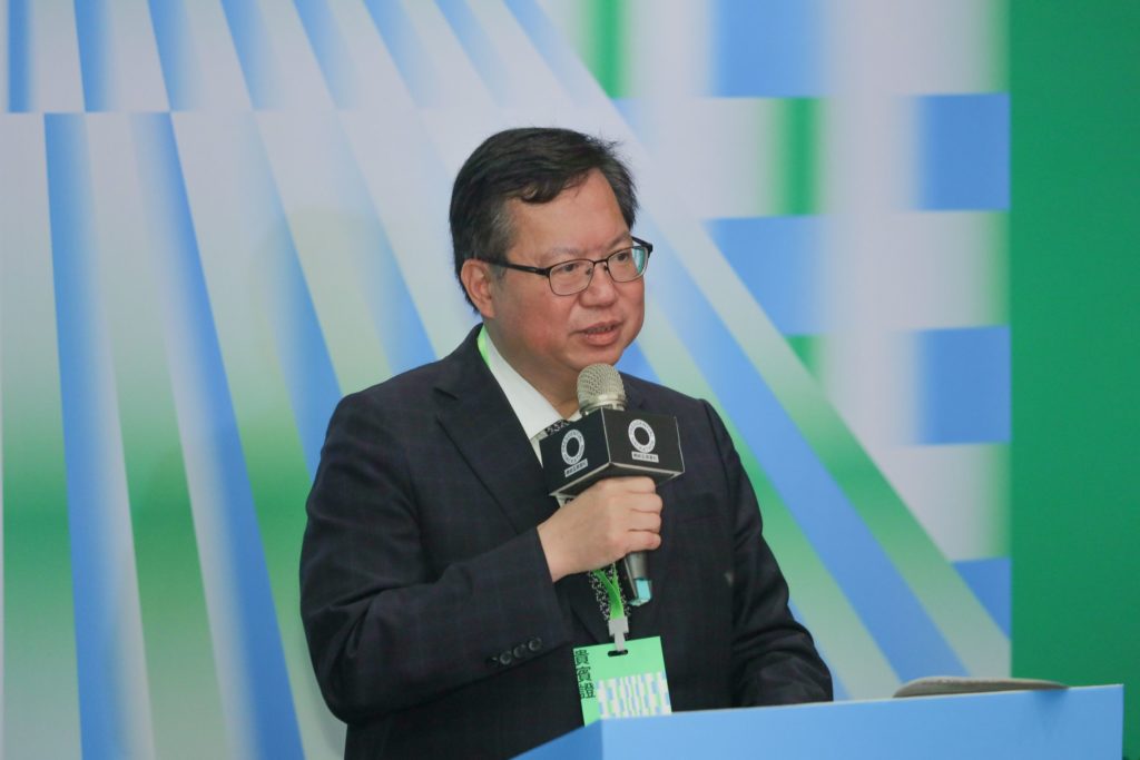 ▲行政院副院長鄭文燦致詞時表達對活動的支持與肯定。(圖/交通部 提供)