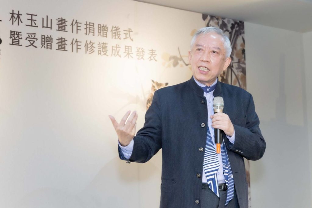 ▲史博館館長梁永斐說明以多元豐富的活動為開館暖身的策略。(記者 辛澎祥/攝)