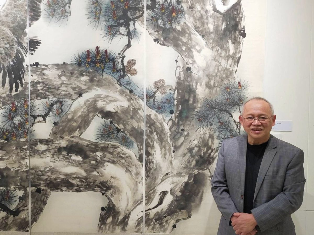 自然天趣   色墨凝聚   嶺南畫派陳健群   中西畫技融會   展現豐沛視野饗宴