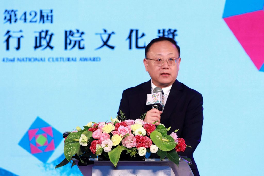 ▲文化部長史哲強調行政院文化獎是政府頒給文藝工作者的最高榮譽。(圖/文化部 提供)