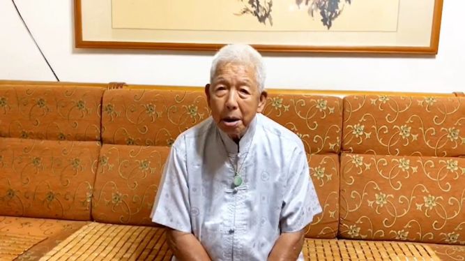 ▲金門口傳文學許金印,為本屆金門文化獎得主。(圖/金門縣文化局 提供)