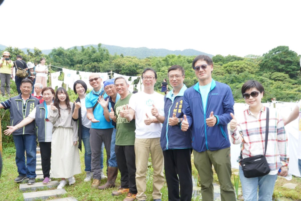 600件T恤水梯田飄揚   2023貢寮水T藝術節展期至25日