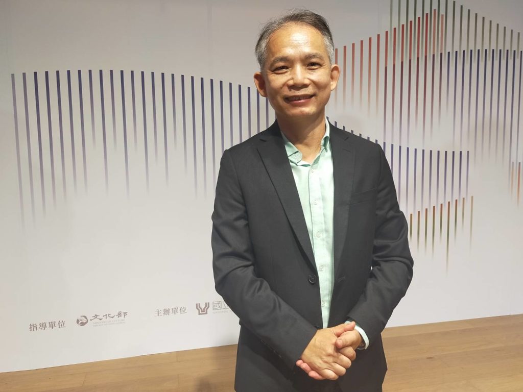 ▲工藝中心主任張仁吉強調臺灣工藝節是屬於工藝人的重要節日。(記者 辛澎祥/攝)