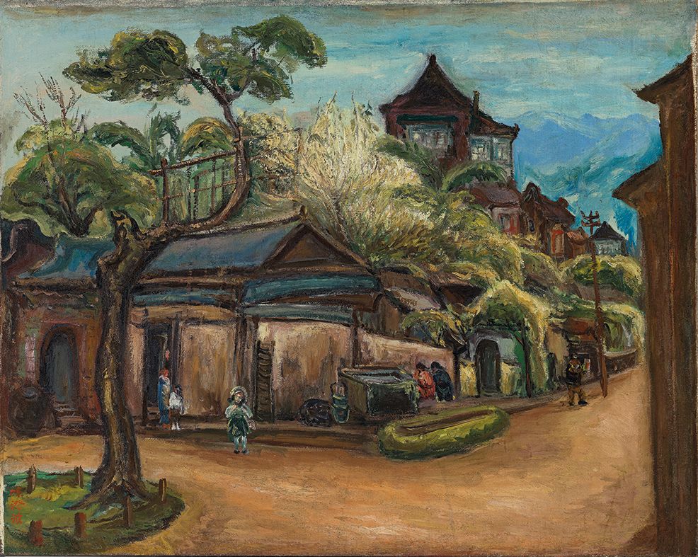 ▲陳澄波的作品「懷古」。(圖/國美館 提供)