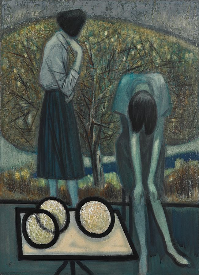 ▲蕭如松作品「春」。(圖/國美館 提供)