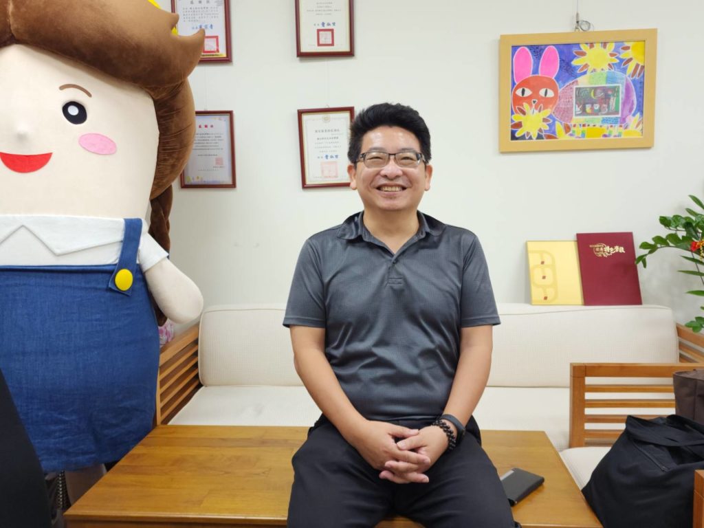 ▲國立新竹生活美學館館長葉于正表示,透過走讀臺灣活動讓民眾更加了解臺灣豐沛資源文化。(記者 辛澎祥/攝)