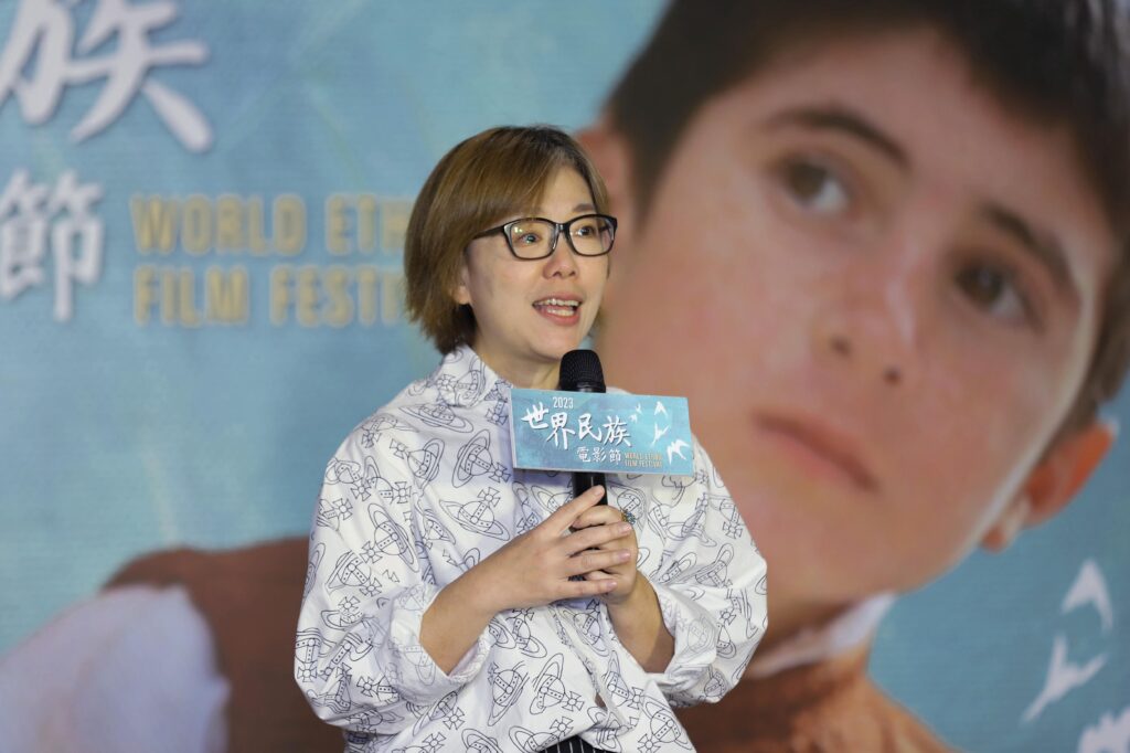 文化部政務次長王時思歡迎大家參與「2023民族電影節」,追尋幸福的解答。