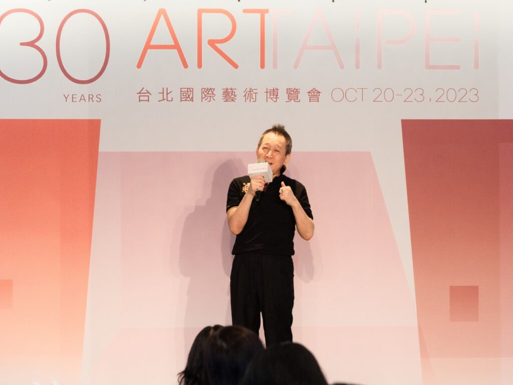 ▲畫廊協會理事長張逸群表示，將以平台的角色協助藝術界在市場找到利基。（圖/台北國際藝博會 提供）