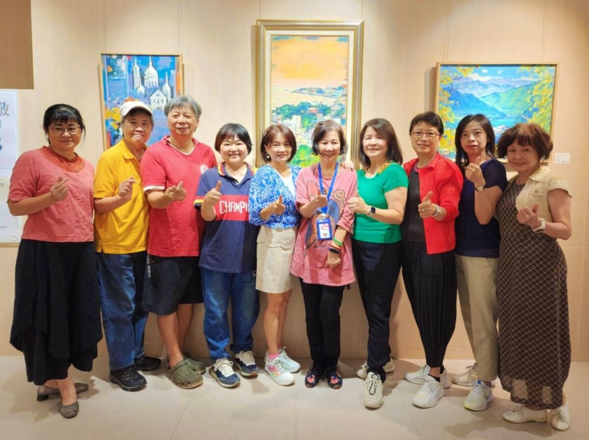 光景寫意   悠然自得   台灣三E美術會向何肇衢大師致敬   傳世創作   成果豐碩