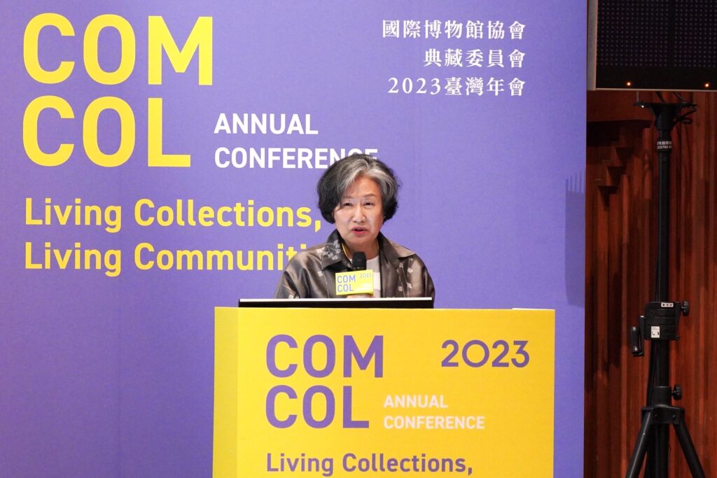 ▲國際博務關館協會副主席張仁卿致詞時表達對國際典藏委員會來台舉辦活動的支持。(圖/文化部 提供)