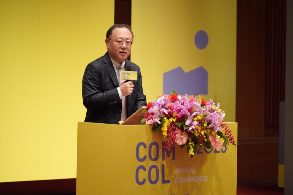 ▲文化部長史哲說明支持活動所帶來的正面效益,備受業界肯定。(圖/辛澎祥 攝)