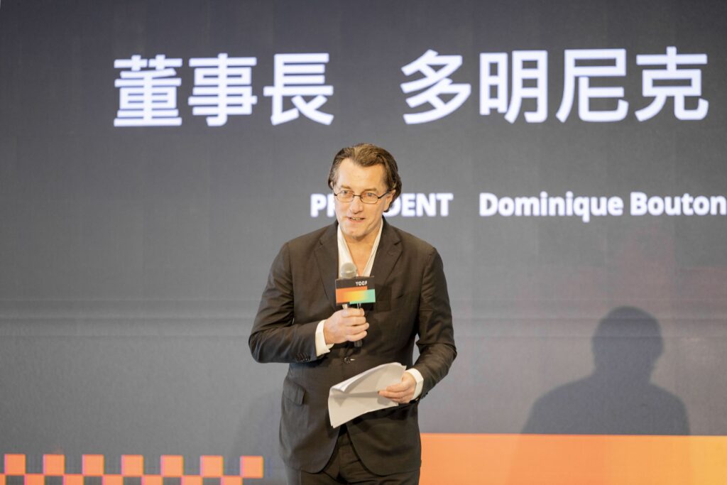 ▲法國CNC董事長多明尼克布東納表示,透過未來雙方合作,讓創作能傳達臺法兩國的敘事獨特性。(圖/文策院 提供)