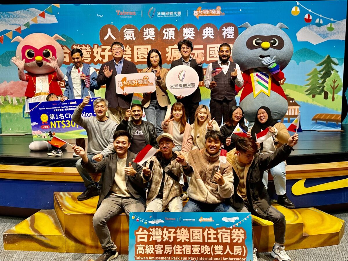 樂園大使印尼馬國網紅奪冠   向國際宣傳台灣好樂園魅力