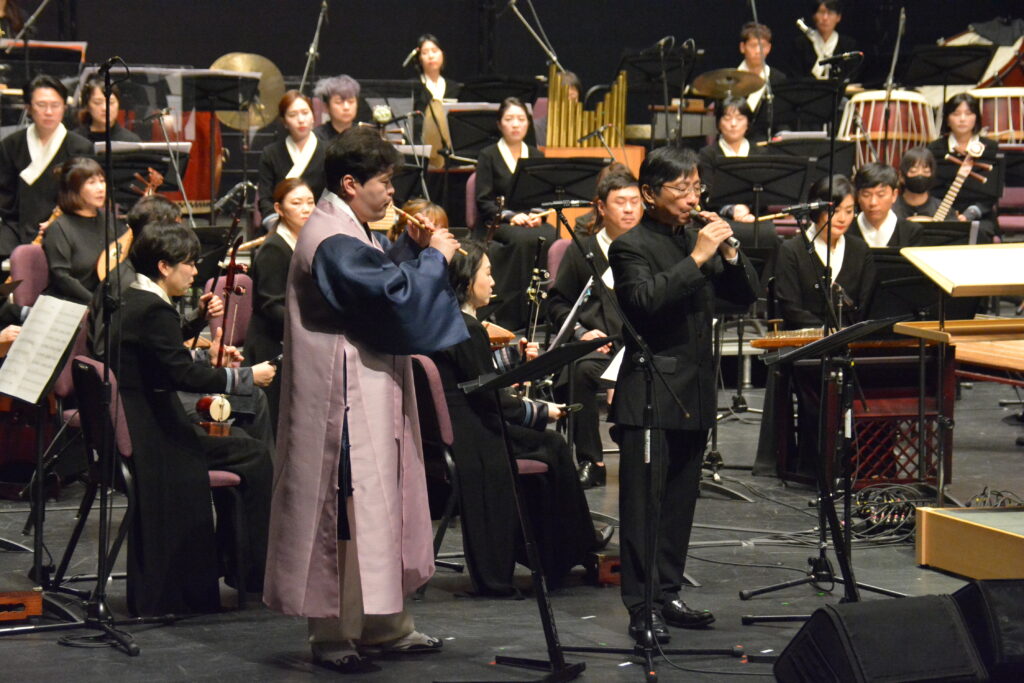《江原道》管子、篳篥雙協奏曲演出。（圖/傳藝中心提供）