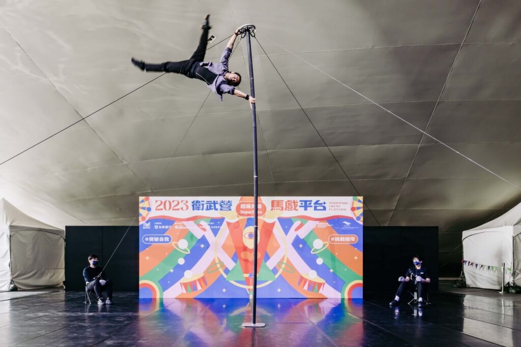 ▲韓國Circus D. Lab成員徐男現場演出。（圖/衛武營國家藝術文化中心提供）