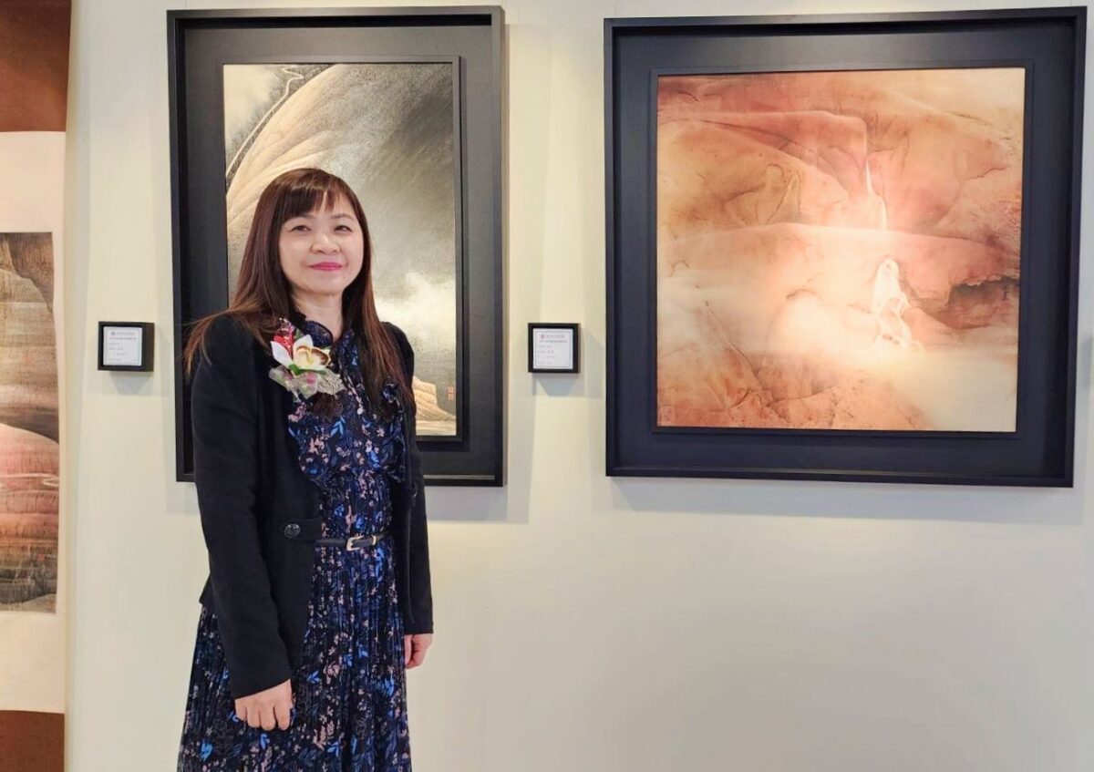 重彩水墨   深廣意象   楊企霞在時空流轉中   生命風華揚昇心境   個展際遇呈現深刻感動