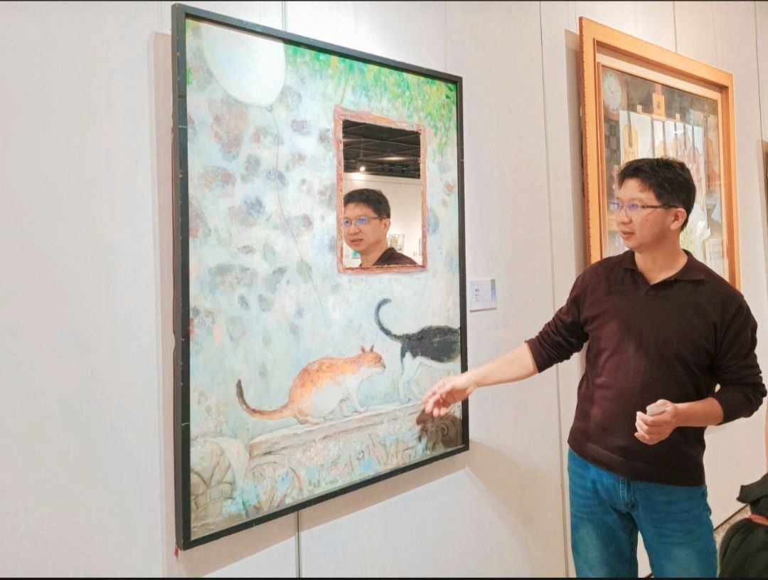 彰化生活美學館展出「色彩-心情 簡世哲創作展」