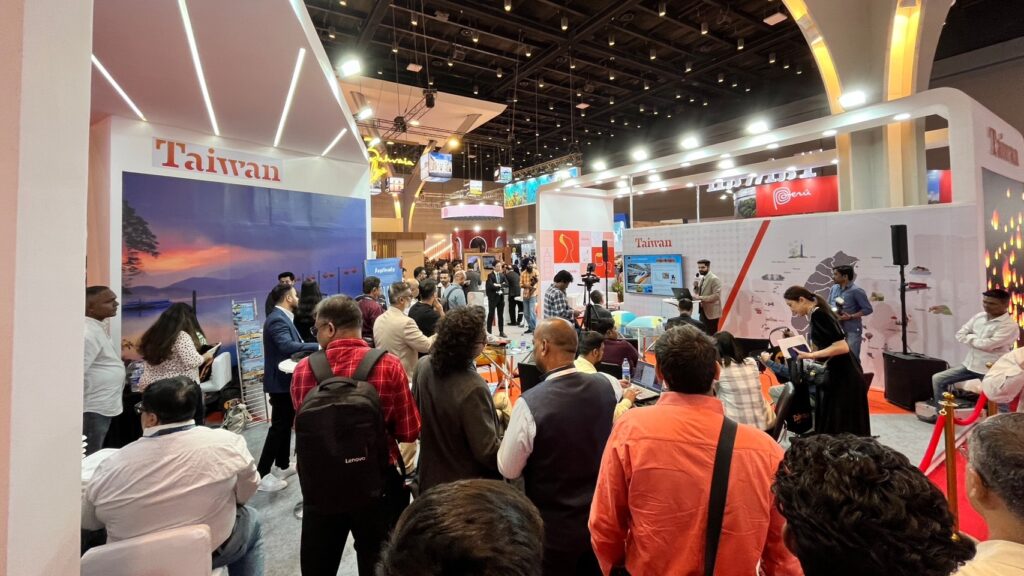 ▲印度OTM旅展的熱鬧場面。（圖/觀光署 提供）