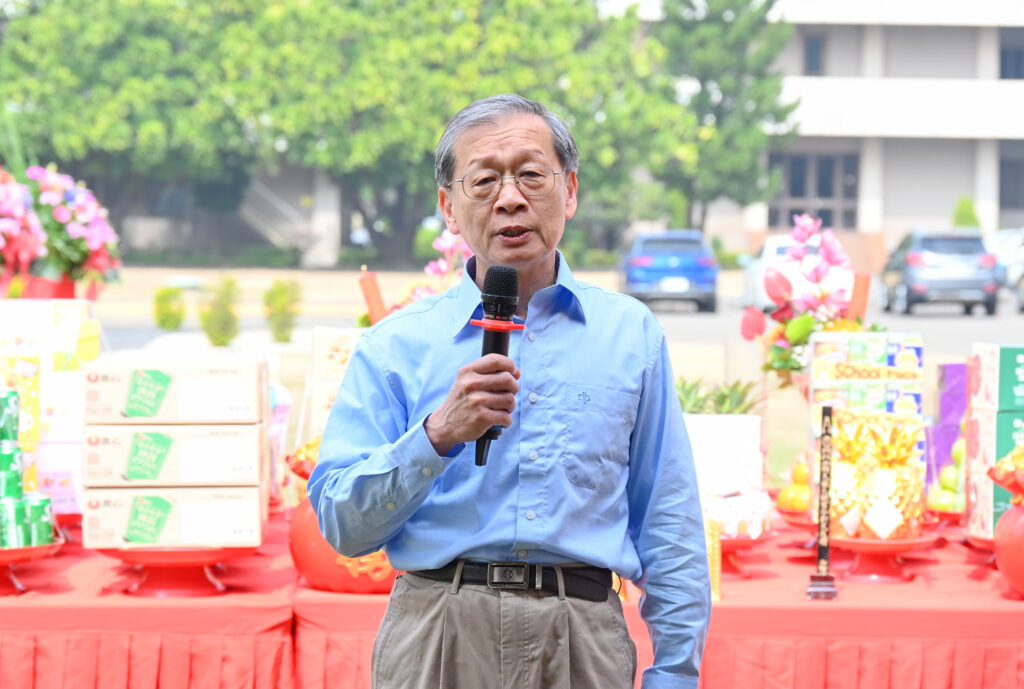 中鋼王錫欽總經理致詞。(圖/中鋼提供)